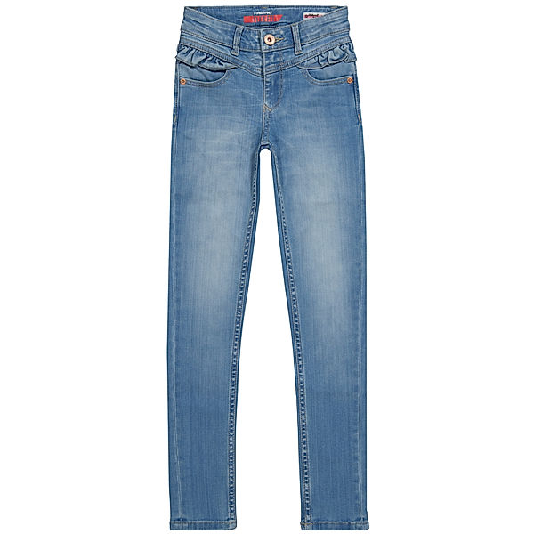 Vingino Jeanshose BROOKLYN RUFFLE Super Skinny Fit in light indigo