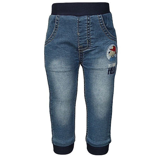 Salt & Pepper Jeanshose KLEINER HELD BADGES  in blue denim