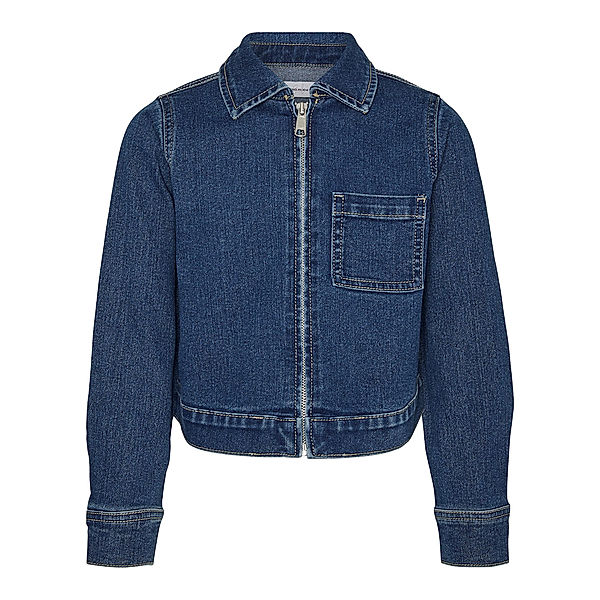 VERO MODA GIRL Jeansjacke VMASTER CROPPED in medium blue denim