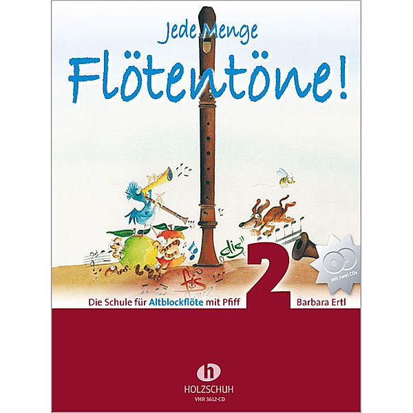 Jede Menge Flötentöne! 2 (mit 2 CDs).Bd.2, Jede Menge Flötentöne! Band 2 (mit 2CDs)