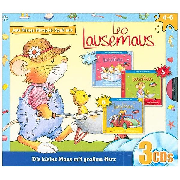 Jede Menge Hörspiel-Spaß mit Leo Lausemaus.Folgen.4-6,3 Audio-CDs, Leo Lausemaus