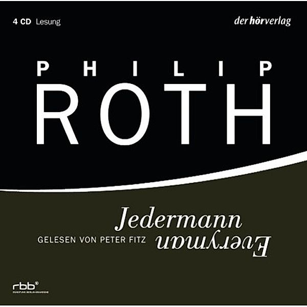 Jedermann, 4 Audio-CDs, Philip Roth