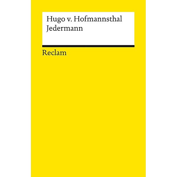 Jedermann / Reclams Universal-Bibliothek, Hugo von Hofmannsthal