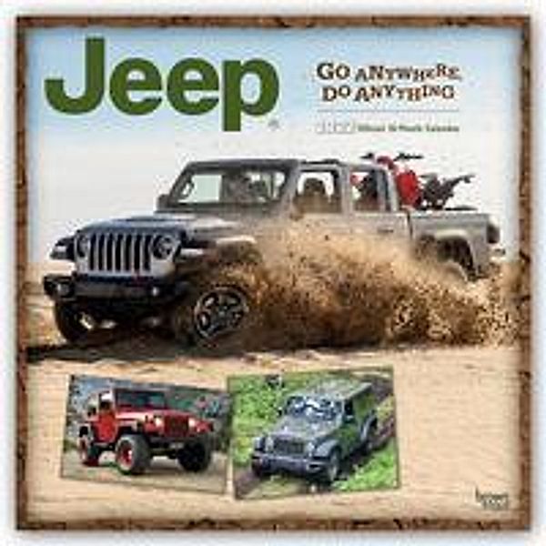 Jeep 2022 - 16-Monatskalender, BrownTrout Publisher