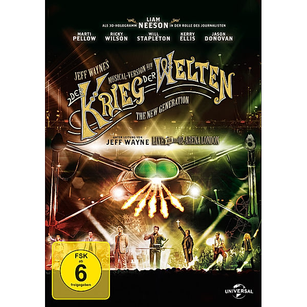 Jeff Wayne's Musical Version von Der Krieg der Welten, Liam Neeson,Marti Pellow Kerry Ellis