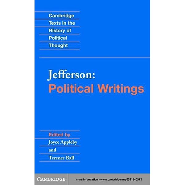 Jefferson: Political Writings, Thomas Jefferson