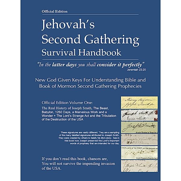 Jehovah's Second Gathering Survival Handbook, Earl Leavitt, Kathy Leavitt