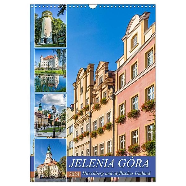 JELENIA GÓRA Hirschberg und idyllisches Umland (Wandkalender 2024 DIN A3 hoch), CALVENDO Monatskalender, Melanie Viola