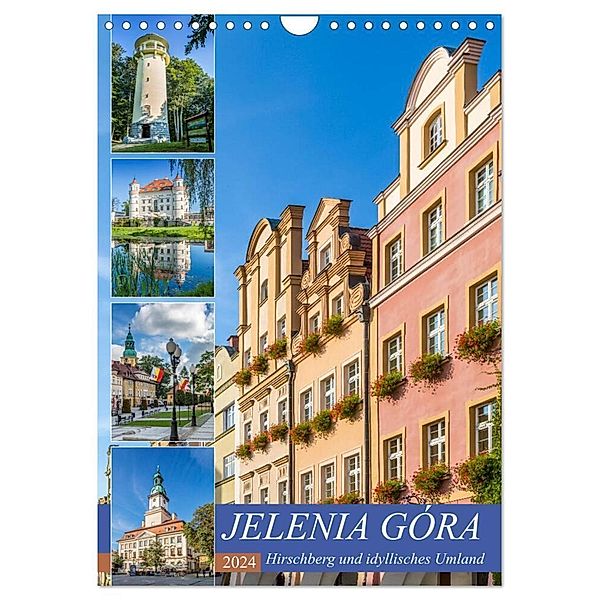 JELENIA GÓRA Hirschberg und idyllisches Umland (Wandkalender 2024 DIN A4 hoch), CALVENDO Monatskalender, Melanie Viola