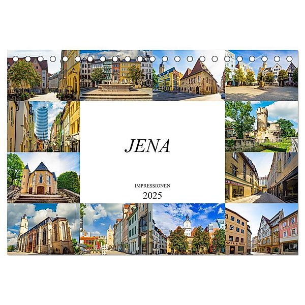 Jena Impressionen (Tischkalender 2025 DIN A5 quer), CALVENDO Monatskalender, Calvendo, Dirk Meutzner