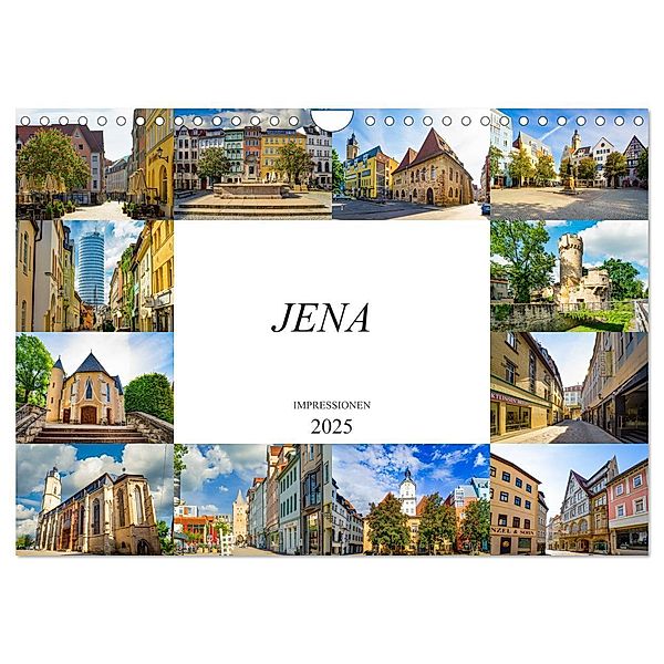 Jena Impressionen (Wandkalender 2025 DIN A4 quer), CALVENDO Monatskalender, Calvendo, Dirk Meutzner