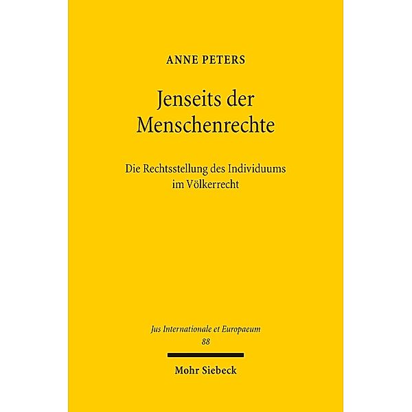 Jenseits der Menschenrechte, Anne Peters