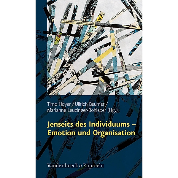 Jenseits des Individuums - Emotion und Organisation / Schriften des Sigmund-Freud-Instituts, Timo Hoyer, Ullrich Beumer, Marianne Leuzinger-Bohleber