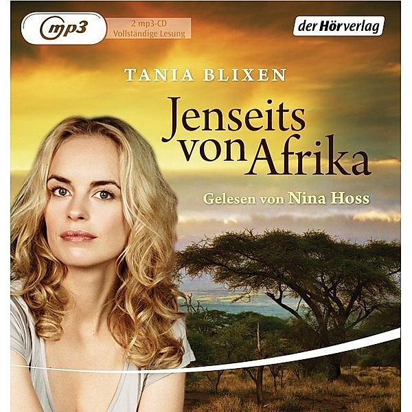 Jenseits von Afrika,2 Audio-CD, 2 MP3, Tania Blixen