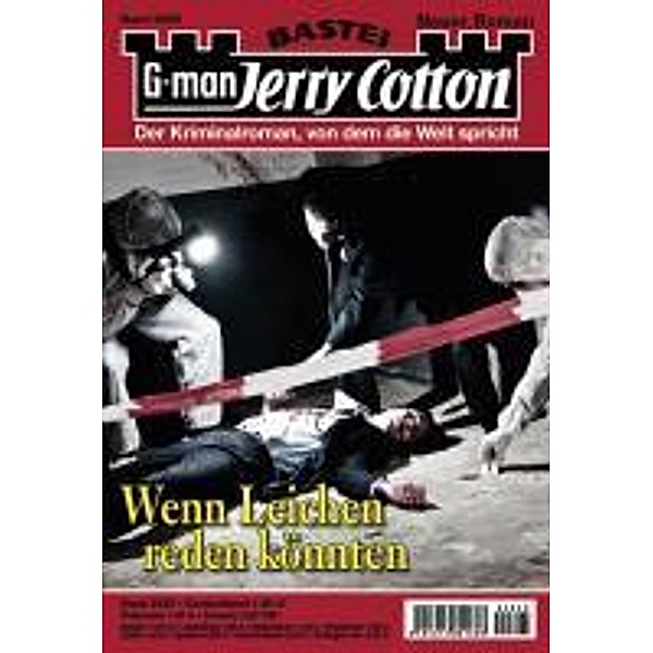 Jerry Cotton 2825 / Jerry Cotton Bd.2825, Jerry Cotton