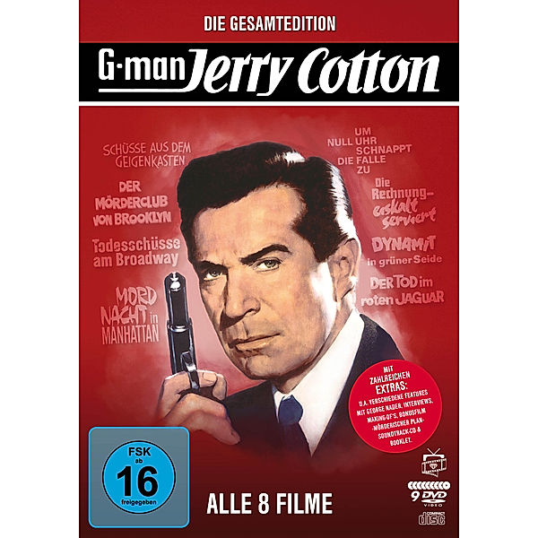 Jerry Cotton - Die Gesamtedition: Alle 8 Filme, Jerry Cotton