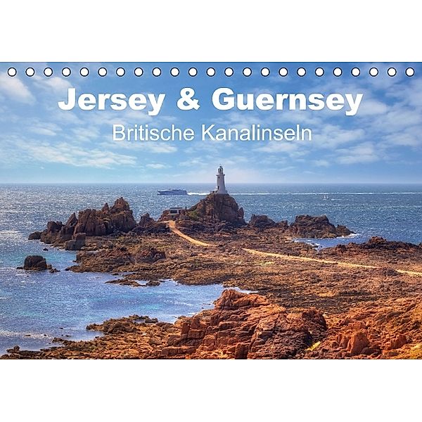 Jersey & Guernsey - britische Kanalinseln (Tischkalender 2014 DIN A5 quer), Joana Kruse