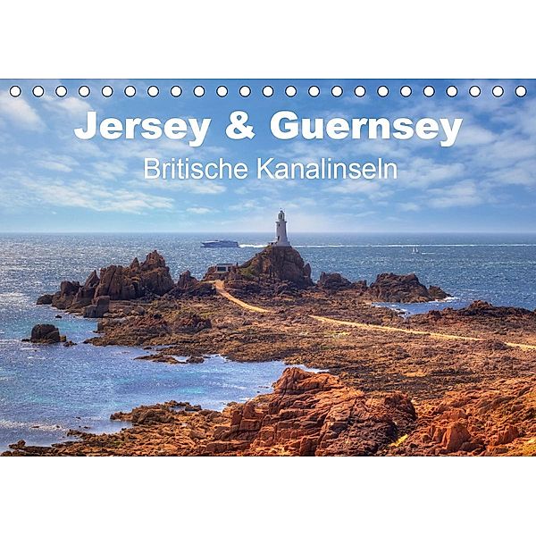 Jersey & Guernsey - britische Kanalinseln (Tischkalender 2020 DIN A5 quer), Joana Kruse