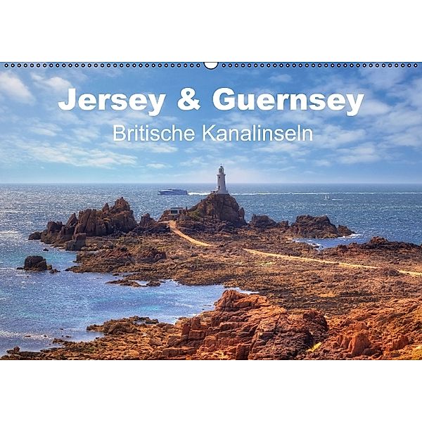 Jersey & Guernsey - britische Kanalinseln (Wandkalender 2014 DIN A2 quer), Joana Kruse