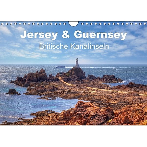 Jersey & Guernsey - britische Kanalinseln (Wandkalender 2018 DIN A4 quer) Dieser erfolgreiche Kalender wurde dieses Jahr, Joana Kruse