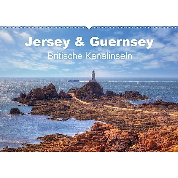 Jersey & Guernsey - britische Kanalinseln (Wandkalender 2019 DIN A2 quer), Joana Kruse