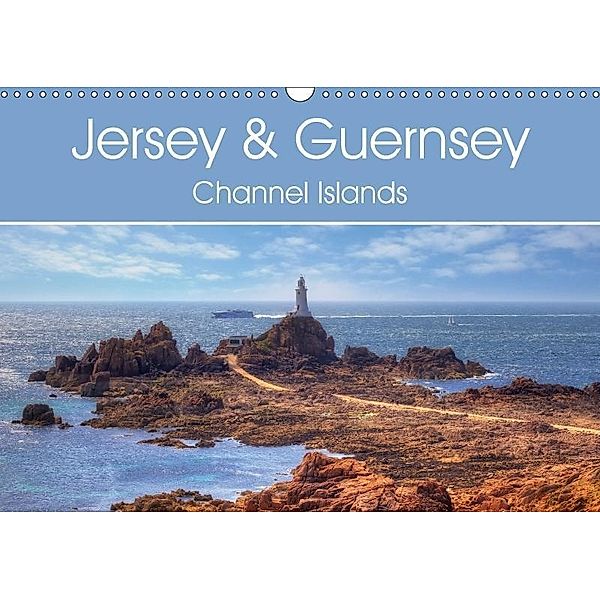 Jersey & Guernsey - Channel Islands (Wall Calendar 2017 DIN A3 Landscape), Joana Kruse