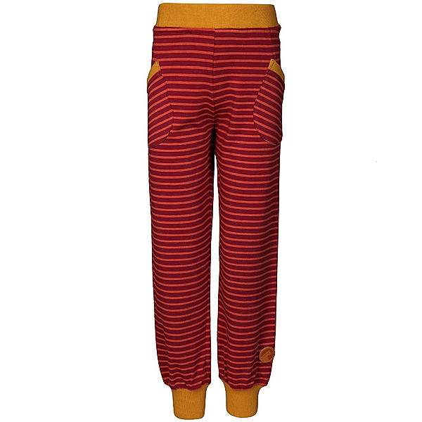 finkid Jersey-Hose TIIKERI gestreift in beet red/chili