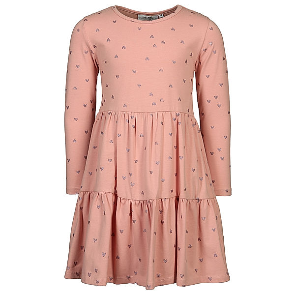happy girls Jersey-Kleid ALL OVER HEARTS in dusty rose