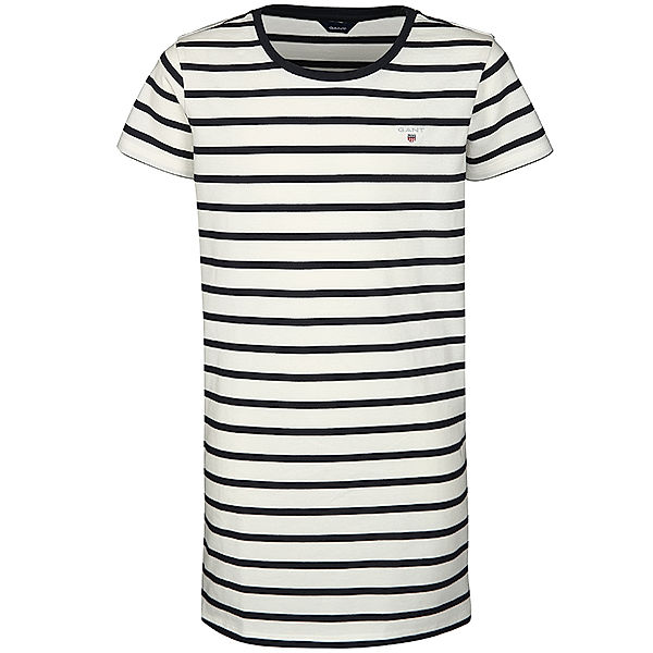 GANT Jersey-Kleid BRETON STRIPED in creme/navy