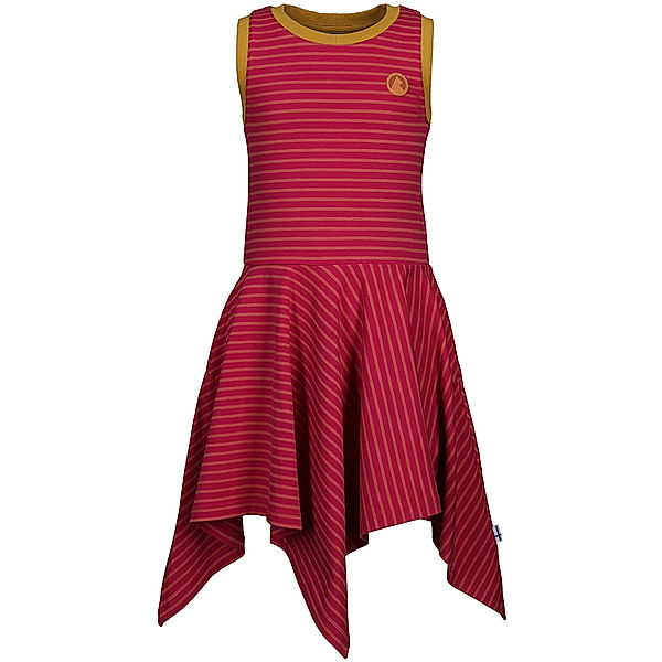 finkid Jersey-Kleid SAARI gestreift in raspberry/rose