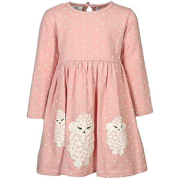 happy girls Jersey-Kleid SWEET LAMB gepunktet in dusty rose