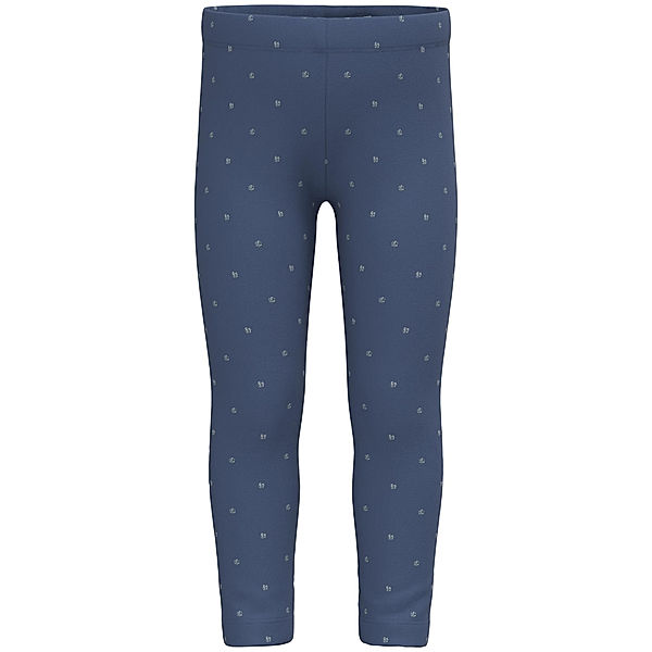 name it Jersey-Leggings NMFVIVIAN GLITTER in bijou blue