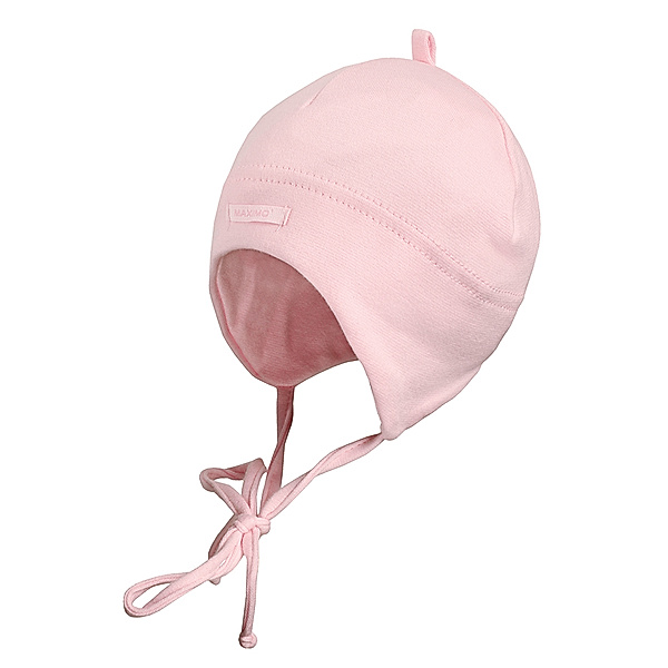 maximo Jersey-Mütze BASIC mit Ohrenschutz in rosa
