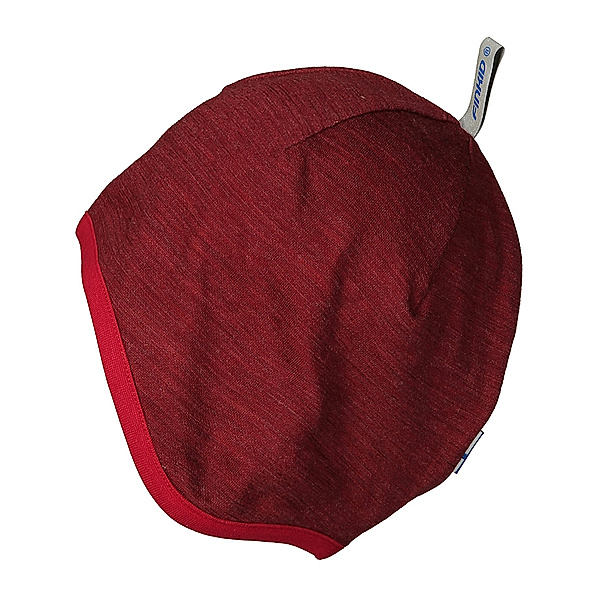 finkid Jersey-Mütze KUPU WOOL in cabernet/persian red