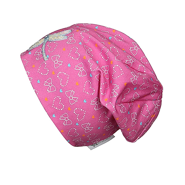 Sterntaler Jersey-Mütze LIBELLE gemustert in pink