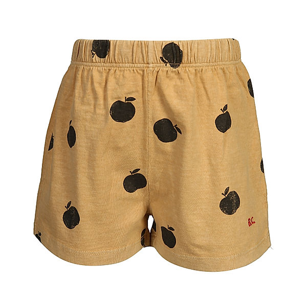 Bobo Choses Jersey-Shorts ÄPFEL in honey yellow