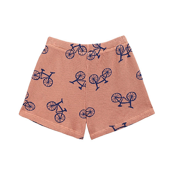 Bobo Choses Jersey-Shorts BICYCLE in peach