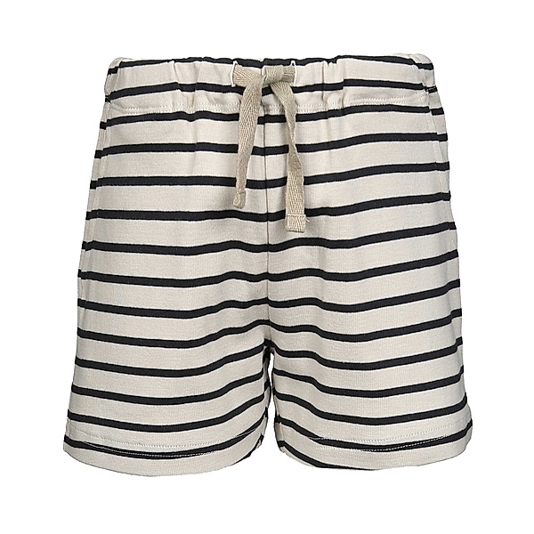 Wheat Jersey-Shorts KALLE in navy stripes