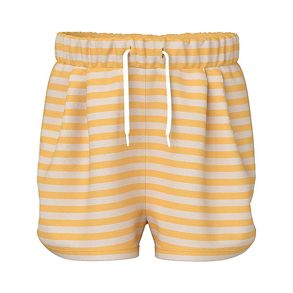 name it Jersey-Shorts NMFJINNIA STRIPES in orange