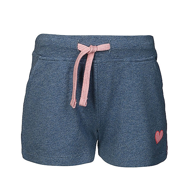 tausendkind essentials Jersey-Shorts SMALL HEART in middle blue melange (Grösse: 140)