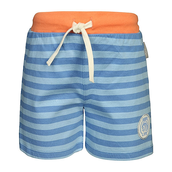 Sigikid Jersey-Shorts SURF LIFE gestreift in blau