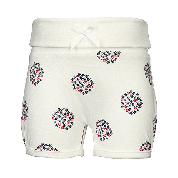 Sanetta Jersey-Shorts SWEET FLOWERS mit Softbund in weiß