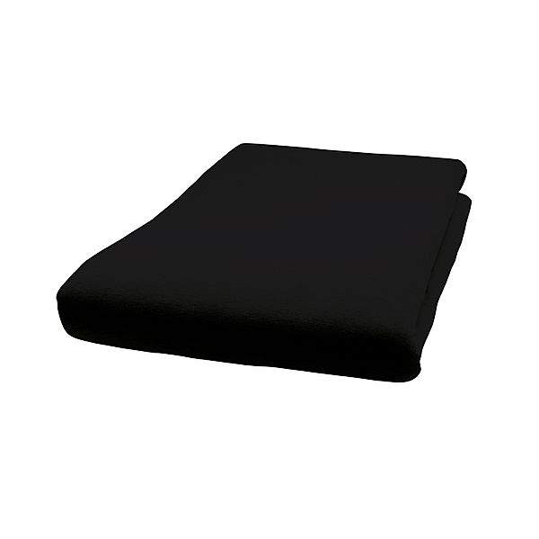 Jersey-Spannbettlaken Nightlife Premium, schwarz (Größe: 140-160 x 200 cm)