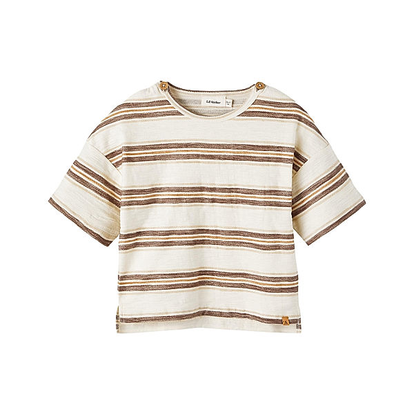 Lil' Atelier Jersey-T-Shirt NMMDODO STRIPED in turtledove