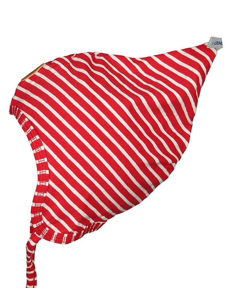 Jersey-Zipfelmütze POPILI in red offwhite kaufen