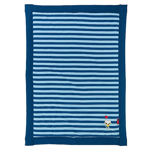 Sigikid Jerseydecke LOLO LOMBARDO (100x70) gestreift in blau