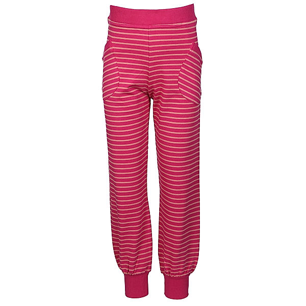 finkid Jerseyhose TIIKERI geringelt in raspberry