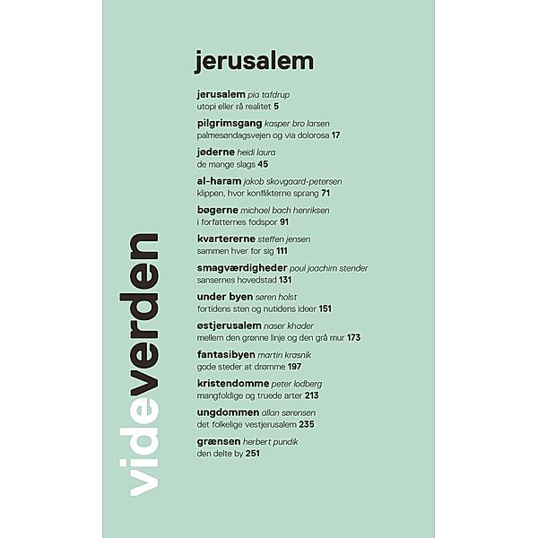 jerusalem / Vide verden