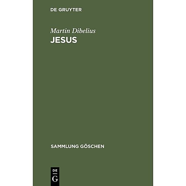 Jesus, Martin Dibelius