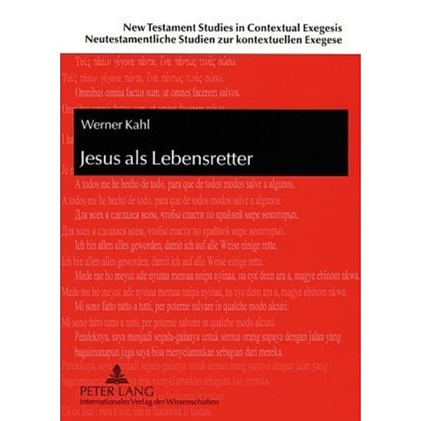 Jesus als Lebensretter, Werner Kahl